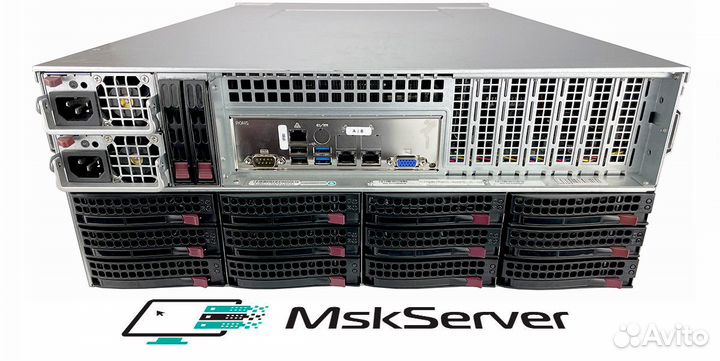 Сервер Supermicro 6048R 2x E5-2640v4 32Gb