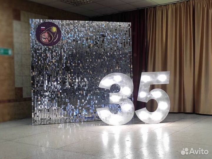 Светящиеся цифры в аренду