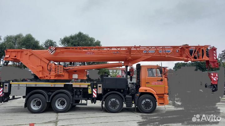 Аренда и услуги автокрана-вездехода, 40 т, 34 м, с гуськом 9 м