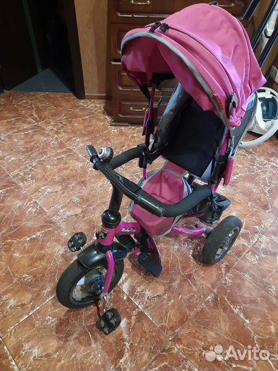 Детский велосипед с ручкой