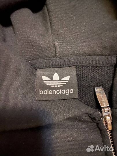 Balenciaga adidas зип худи