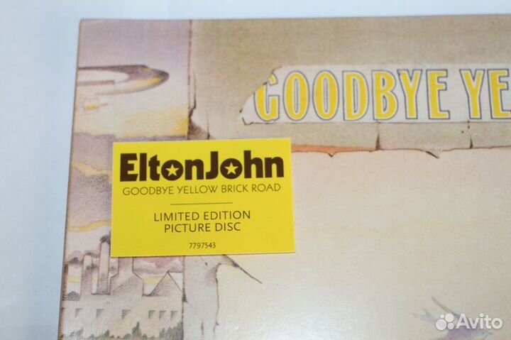 Elton John – Goodbye Yellow Brick Road, Picture LP