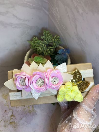 Повязка на голову для девочки