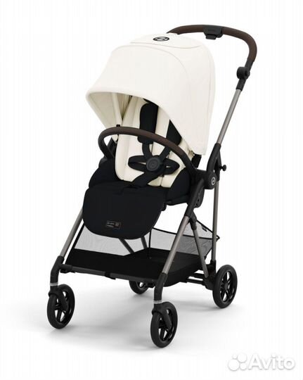 Коляска cybex melio canvas white