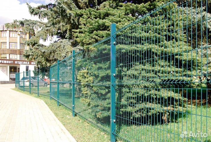 Заборы из 2D сетки под ключ новые доставка