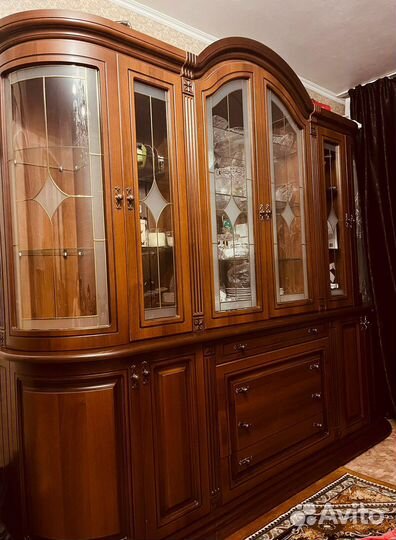 Горка/стенка для посуды/ из натурального дерева