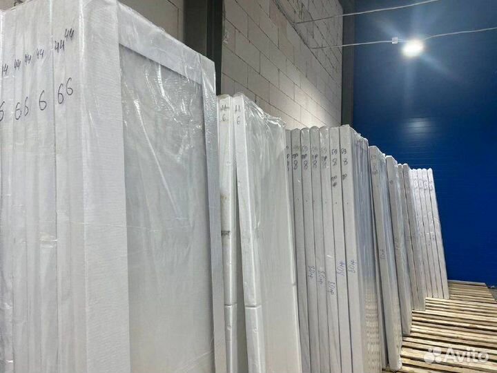 Дверь скрытого монтажа под покраску кромка алюмини