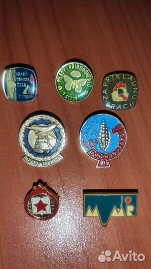 Значки и знаки ссср, Словакии