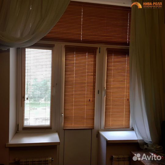 Деревянные жалюзи сосна