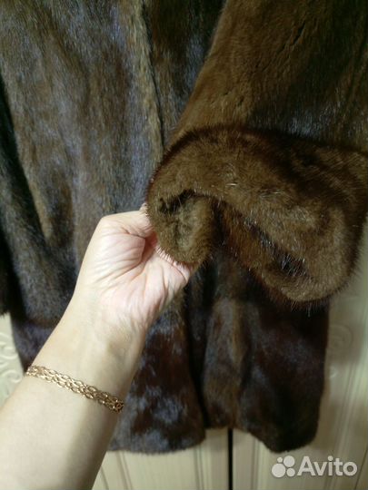 Шуба норковая 48 50 бу