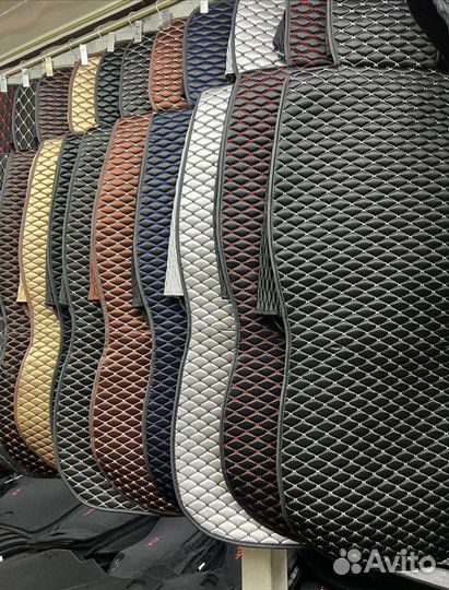 Авто чехлы из алькантары комплект