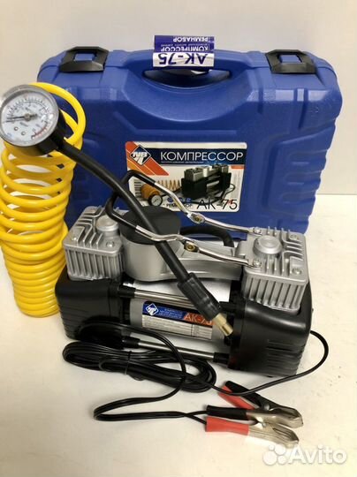Компрессор автомобильный 2х поршневой