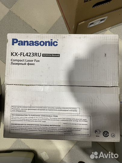 Новый Факс panasonic kx-fl423ru