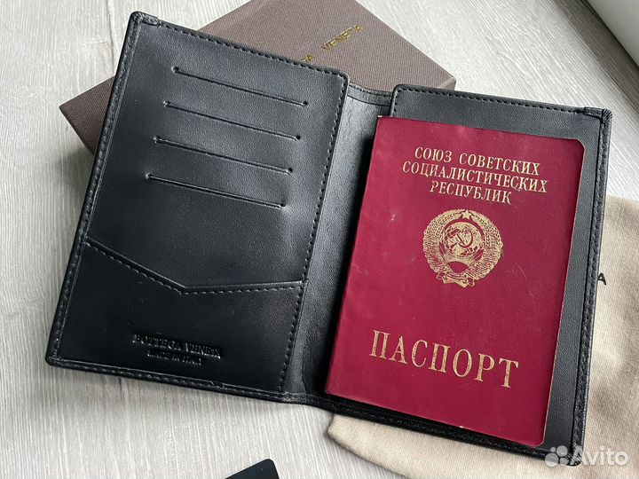 Обложка на паспорт натуральная кожа