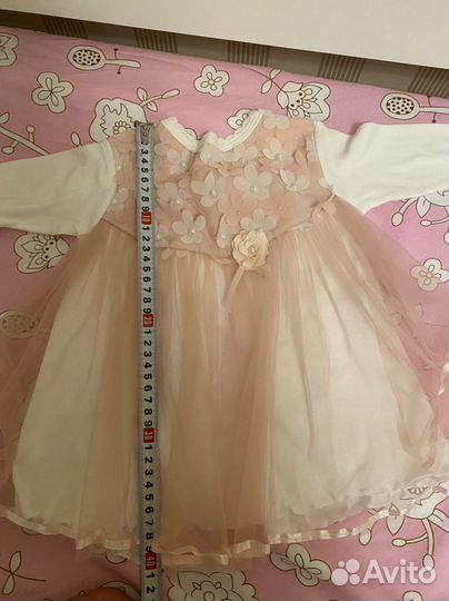 Платье нарядное на 1 год (80 размер)