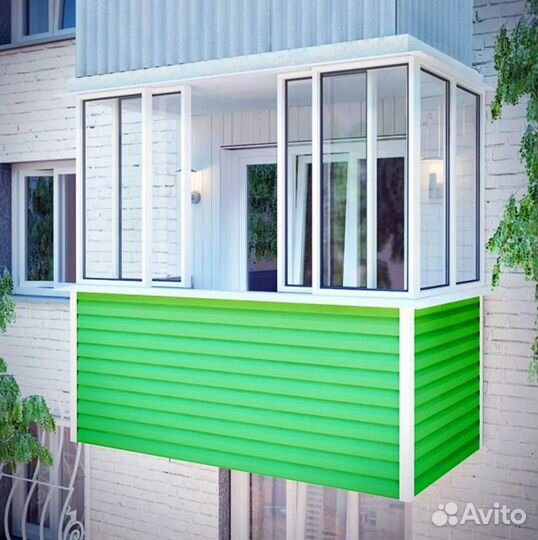 Остекление качественно раздвижное