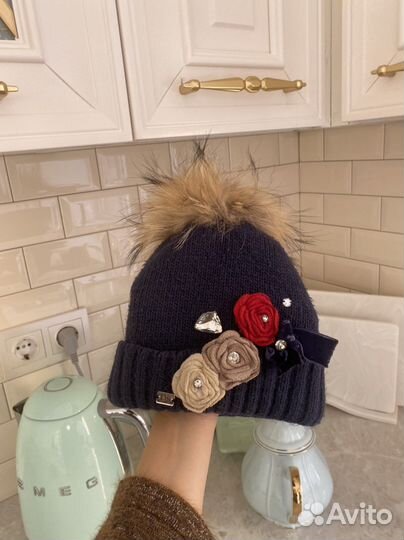 Шапка на девочку с 3 до 8 лет