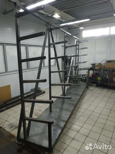 Стеллаж для хранения металла