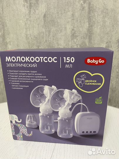 Молокоотсос электрический Baby Go
