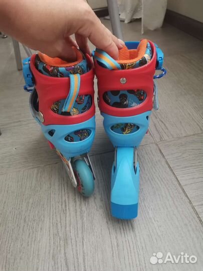 Роликовые коньки детские Hot Wheels