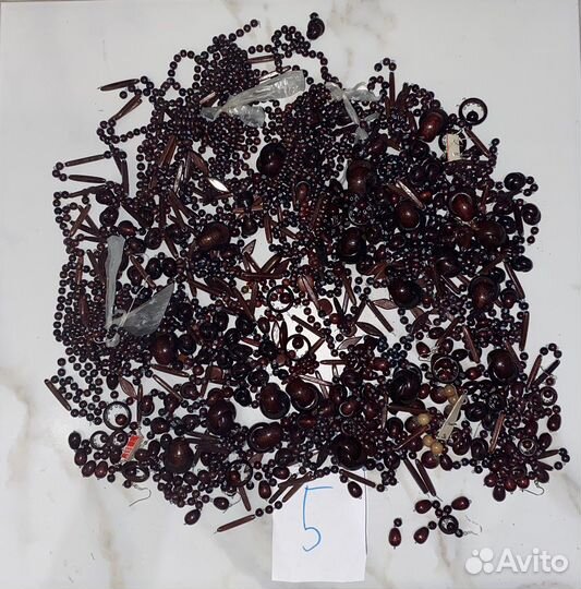 Деревянные бусины для поделок, 9 лотов