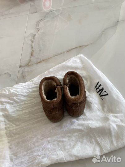 Ботинки зимние zara для девочки