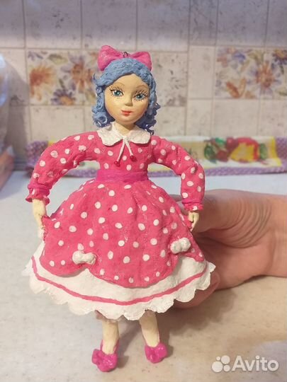 Ватные елочные игрушки
