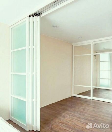 Раздвижная каскадная перегородка