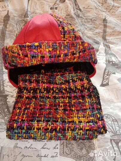 Шапка+шарф для девочки