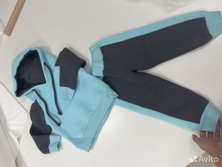 Новый спортивный костюм с начесом 92