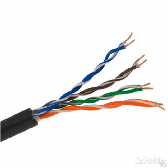 Кабель (витая пара) U/UTP ксп 5e 4x2x0,52, ооо 