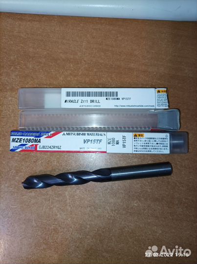 Сверло твердосплавное Mitsubishi 10.8мм