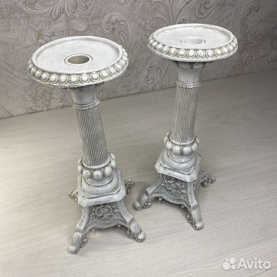 Подсвечники высота 27 см из полистоуна