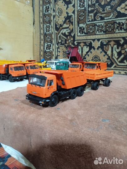 Модель камаза 65115 с прицепом