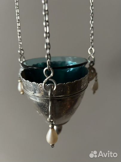 Старинная лампада серебро 84 проба