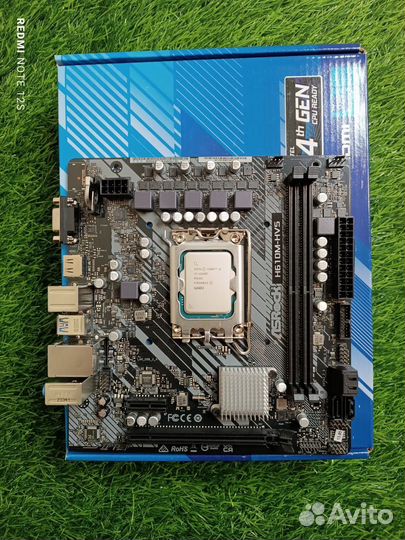 Новая игровая связка I3 12100f + H610 LGA 1700