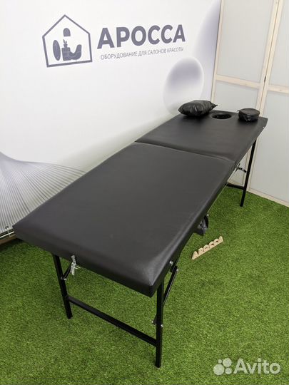 Кушетка 180*60 массажная чёрная в Красноярске