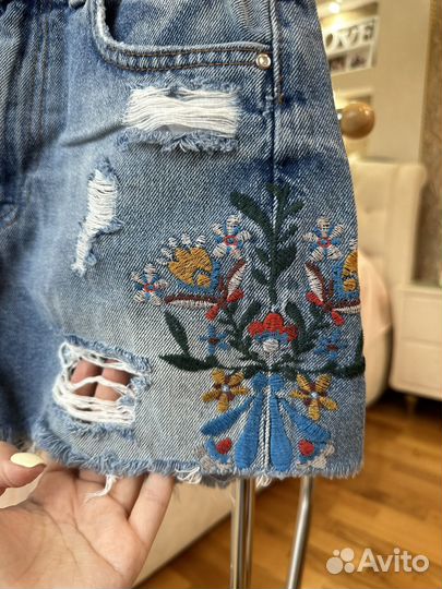 Шорты джинсовая