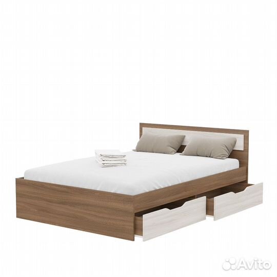 Кровать гармония кр 604 с ящиками (1,652х0,78х2,03