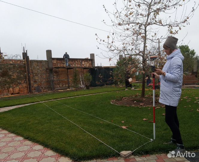 Вынос точек границ участка Кадастровый инженер