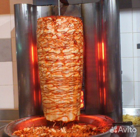 Донер в бобинах курица говядина халяль