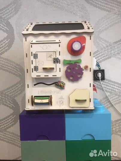 Бизиборд домик со светом