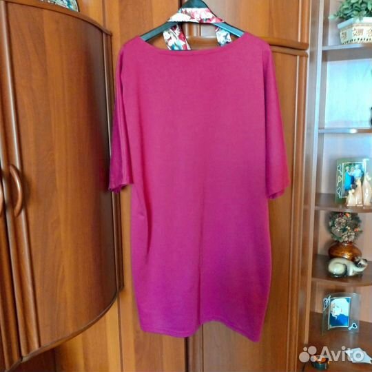 Платье туника трикотажное52 размер