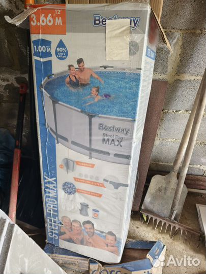 Каркасный бассейн bestway 366х122 бу