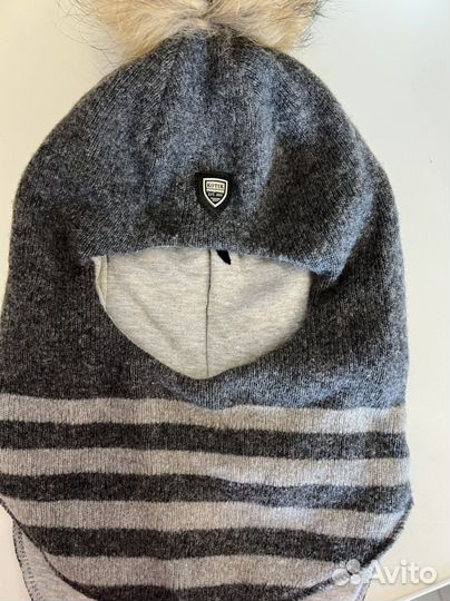 Шапка шлем для мальчика 52 54