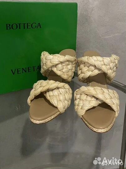 Bottega veneta сабо плетеные женские