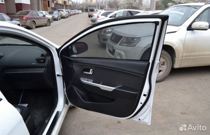 Каркасные шторки на Солярис 2