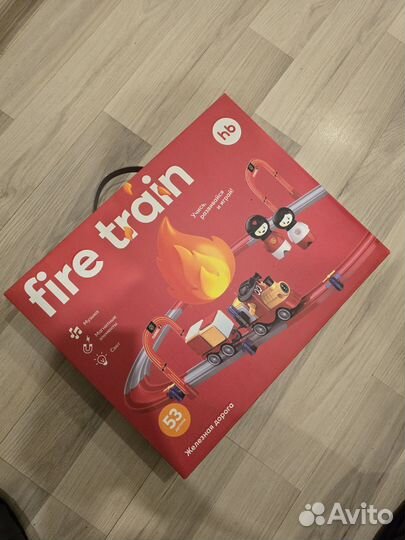 Игровой набор железная дорога fire train