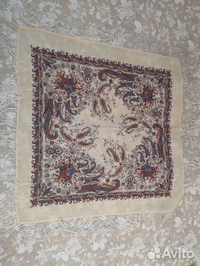 Павловопосадский платок шерсть