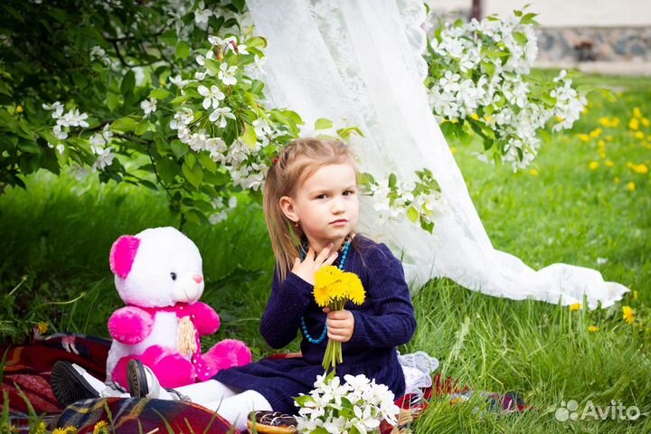 Фотосессия прогулка в яблонях